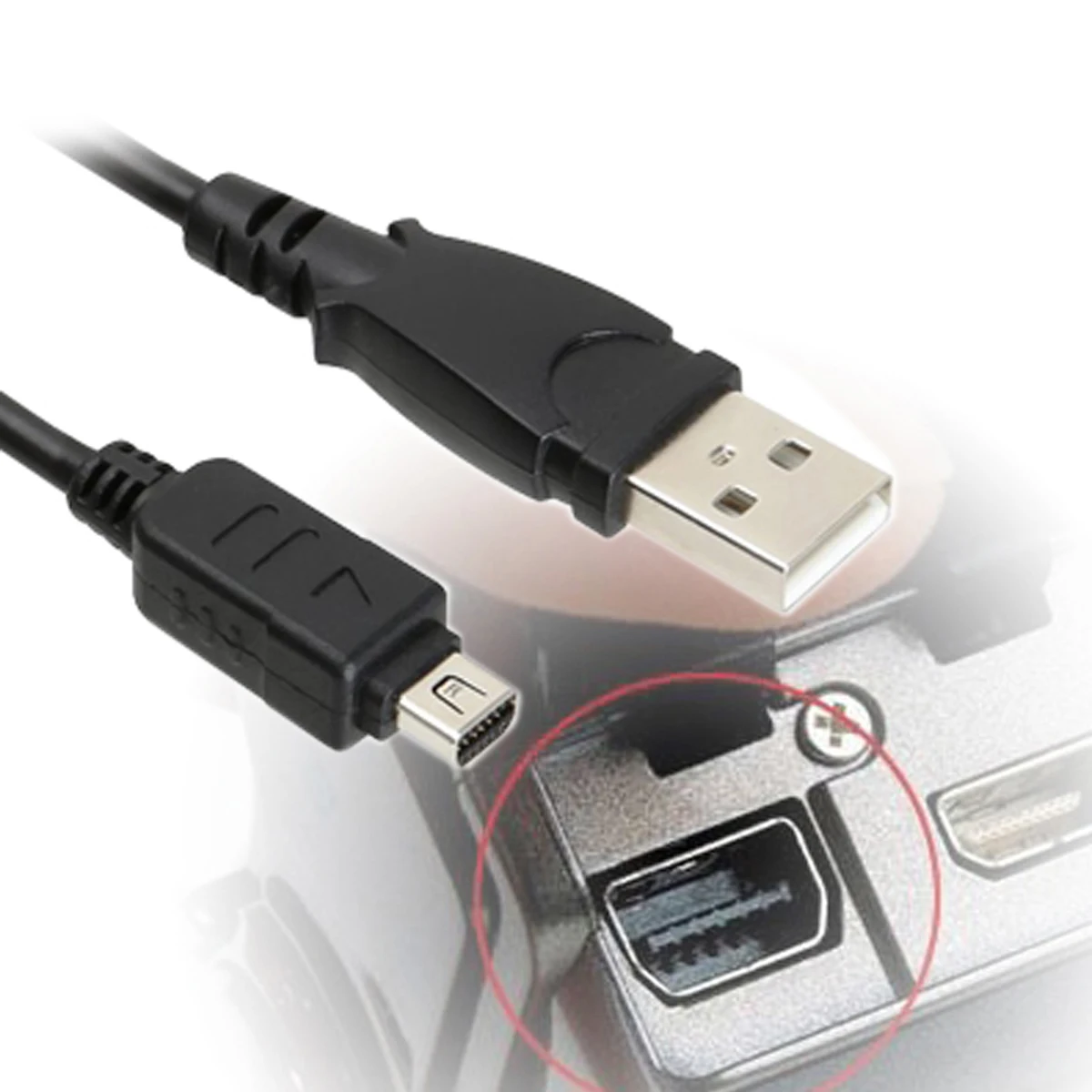 øǪ  ī޶ USB  ̺, CB-USB5/CB-USB6 12P USB 12  E330 E-410 E-510 E520 U790 U800 FE120 FE130