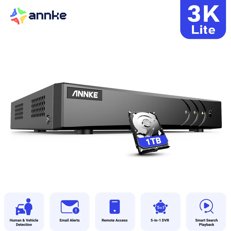 ANNKE 5MP Lite HD Video Surveillance DVR System