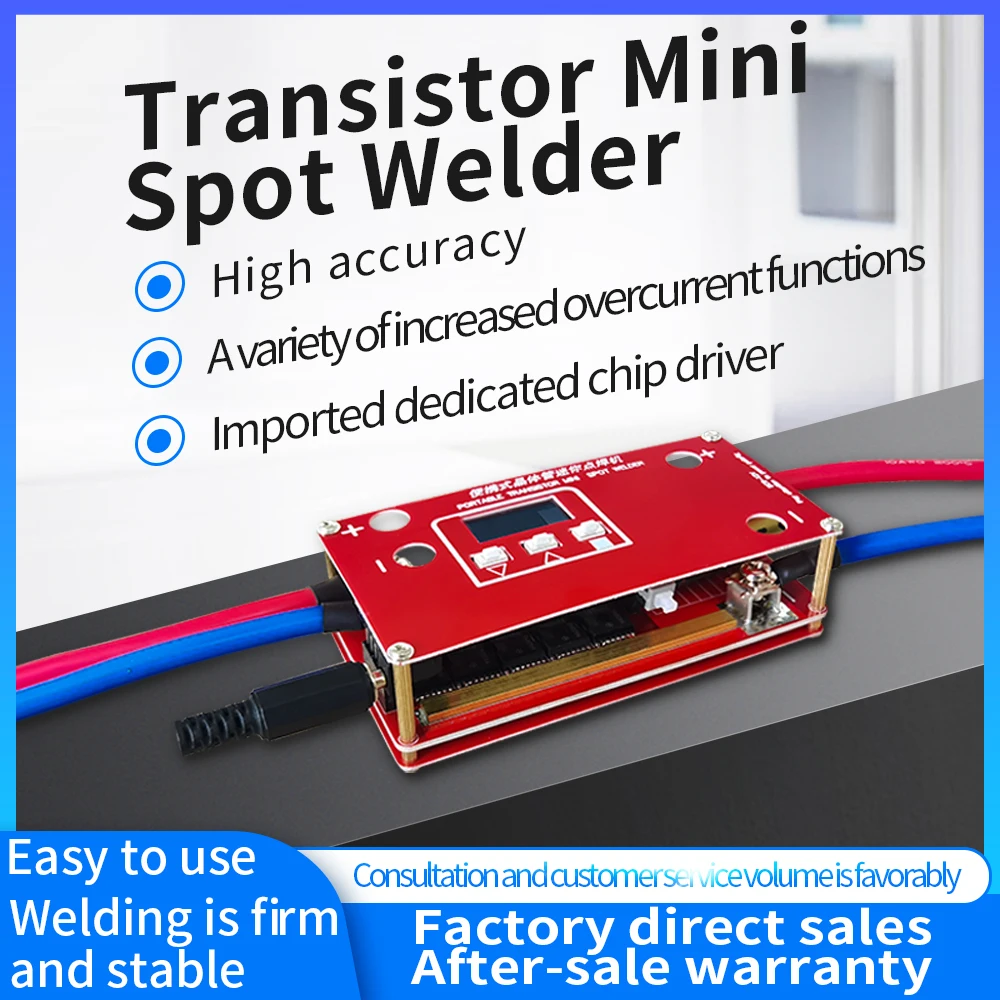 DC 12V Mini Spot Welder Machine LCD Display Portable Transistor Mini Spot Welder 18650 Battery Various Welding