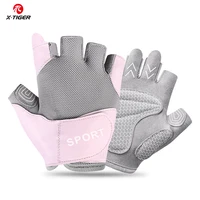 Cycling Gloves Pink Woman Half Finger GYM Gloves Bike Mitten 3D GEL Breathable Non-Slip Outdoor Sport Fitness Gloves 1