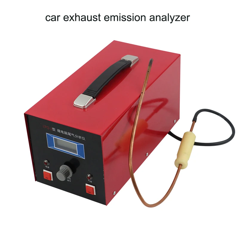 

LPQ-2 car exhaust emission analyzer oxygen content detector repair shop detection gas smoke meter portable