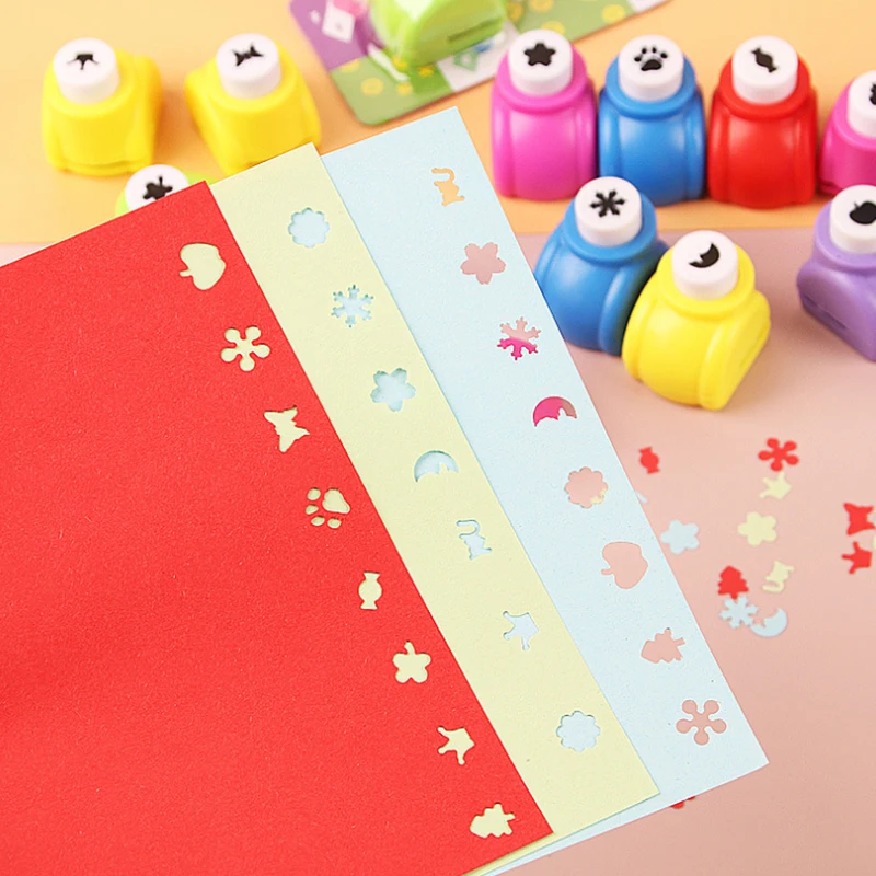 5pcs 새로운 엠보싱 플라워 비터 DIY 재료 수제 선물 만들기 도구 나비 딸기 어린이 교육 장난감