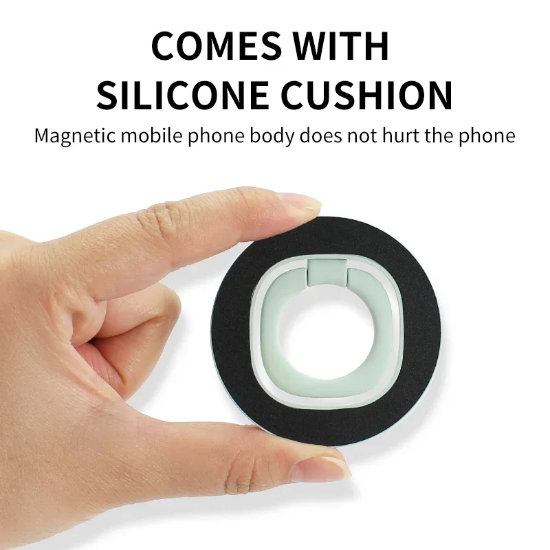 Magnetic Phone Holder Finger Ring 360 Grip Degree Rotating Phone Stand Black White Green Pink For Car Mount Phone Accessories, Alina Gadgets