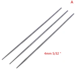 Triple Pack Round Chainsaw Sharpening Files Set - 4mm, 4.8mm, 5.5mm Woodworking Tools (4.0mm)