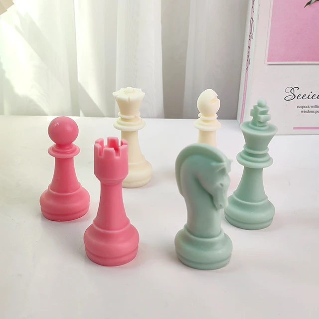 Moldes de resina de xadrez 3d, peça de silicone internacional, molde de  resina de fundição uv, moldes epóxi para artesanato faça você mesmo,  fabricação de jóias de xadrez - AliExpress