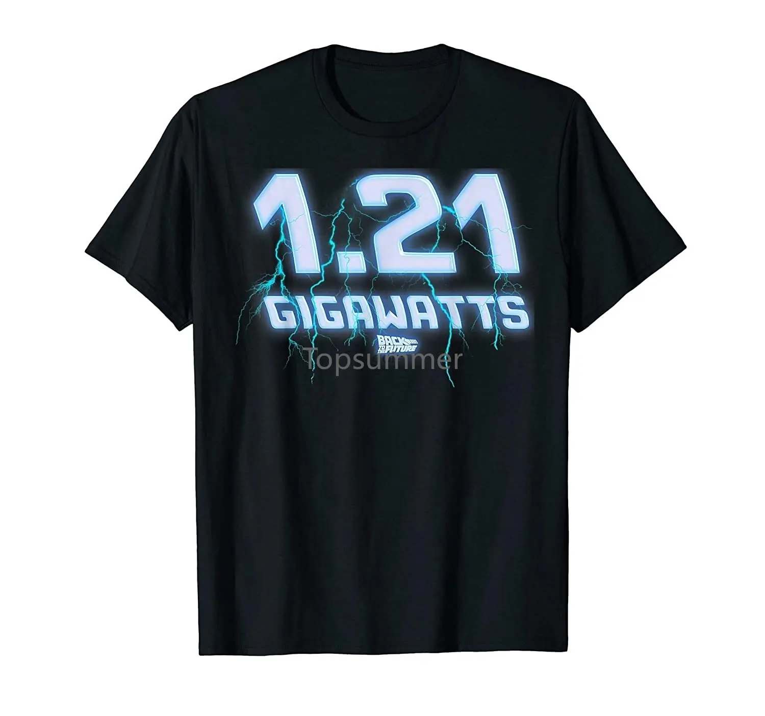 

Back To The Future 1.21 Gigawatts Lightening Graphic Tshirt