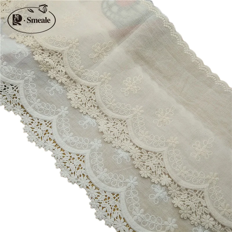 Clothing Lace Accessory Fabric DIY Home Textile Jewelry For Women's Skirt Cotton Embroidery Lace Trim Lace Fabric Lace Garment Accessories Lace Sewing Supplies Lace Accessories Lace Sewing Accessories Clothing Accessories Clothing Craft Accessories