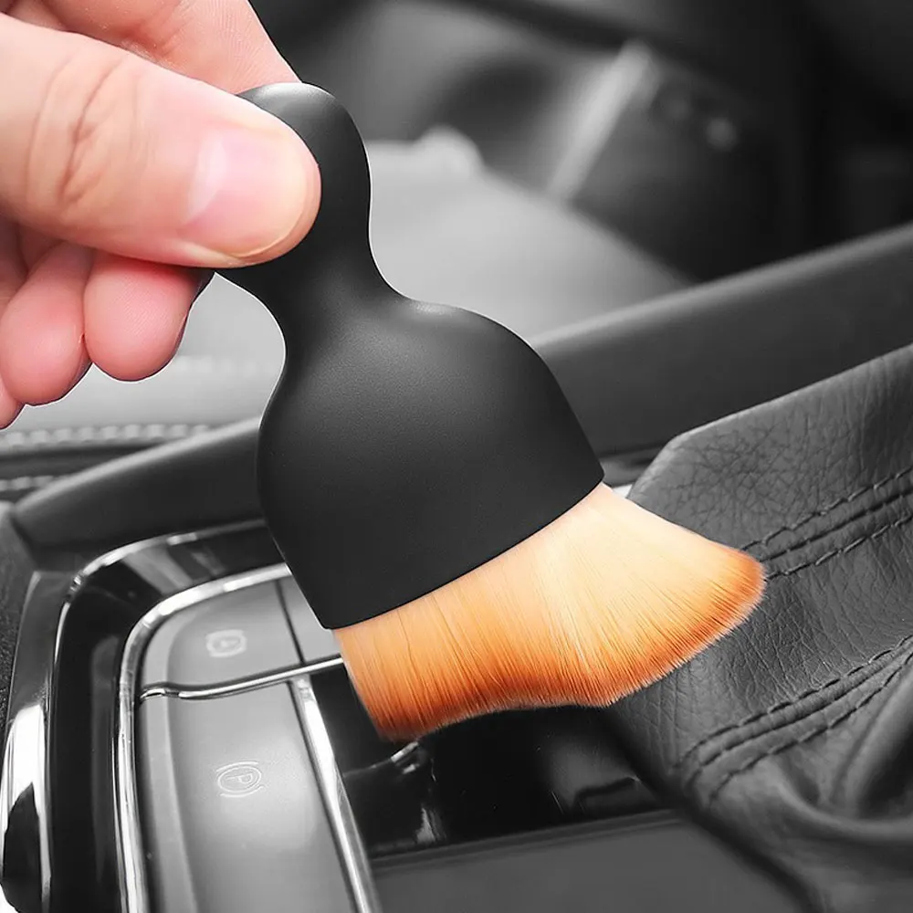 

Car Interior Cleaning Brush Tool Auto Air Conditioner Air Outlet Brush Cleaning Car Crevice Dust Removal Car Detailing Brush