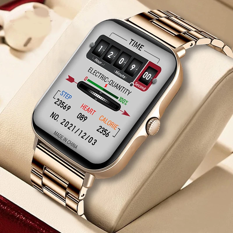 New Bluetooth Answer Call Smart Watch Men Dial Call Fitness Tracker IP67 Waterproof Smartwatch for Xiaomi Watch men women +Box