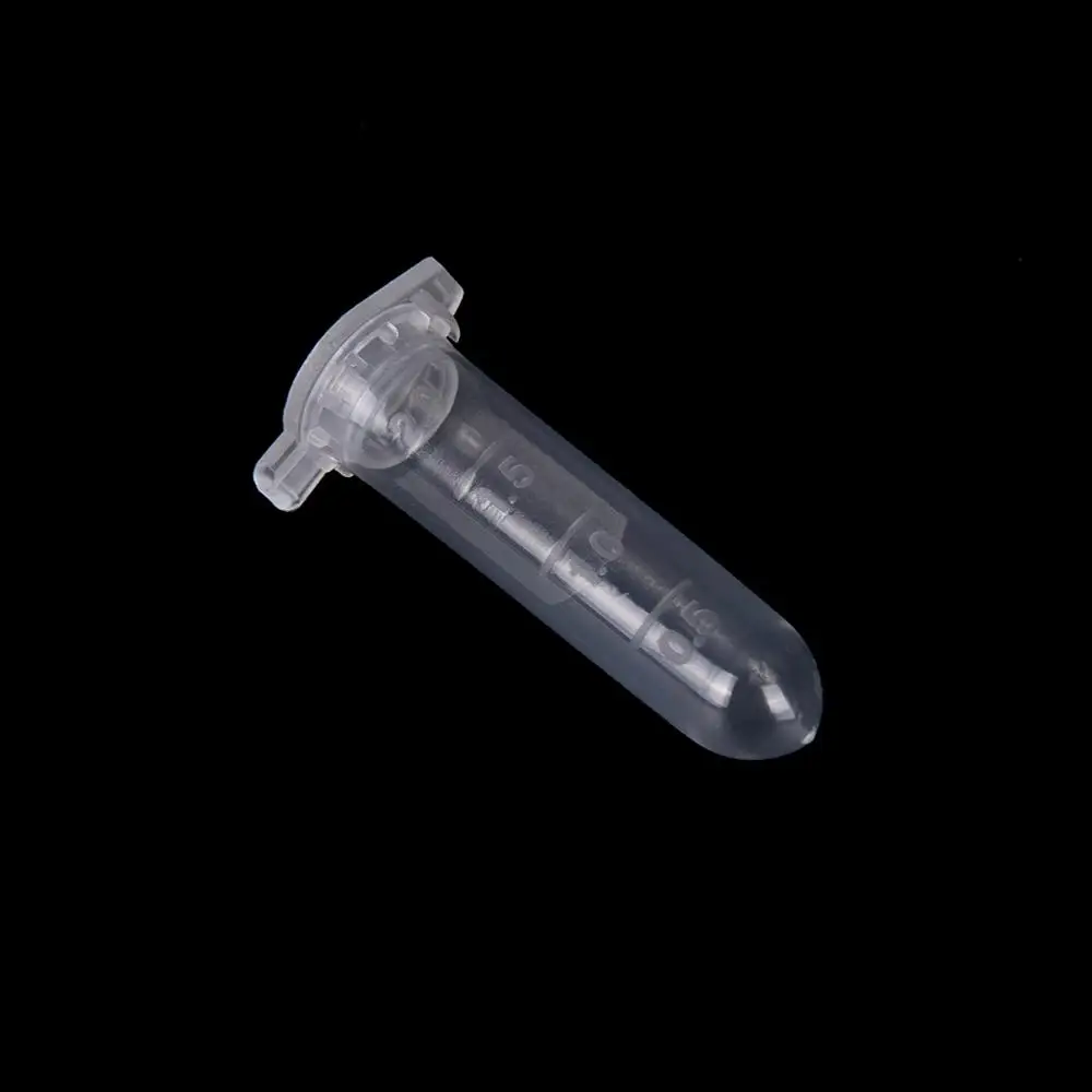 Micro Centrifuge Tube Vial Clear Plastic Vials Container Snap Cap 100pcs 2ml