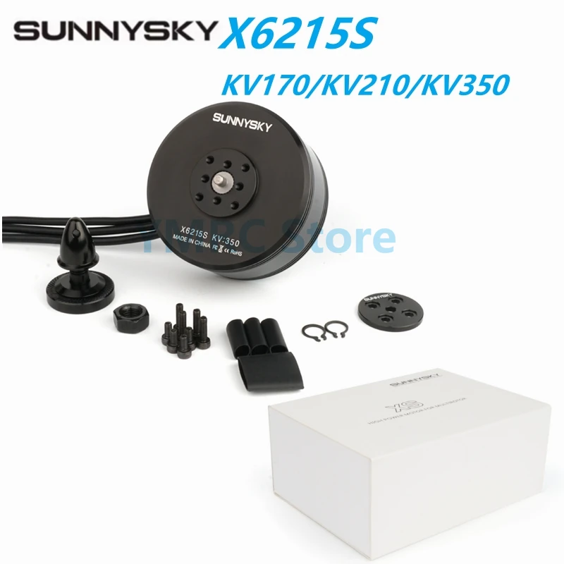 

SunnySky X6215S KV170/KV210/KV350 Brushless Motors for RC Drone Airplanes Quadcopter Multi-rotor Accessories