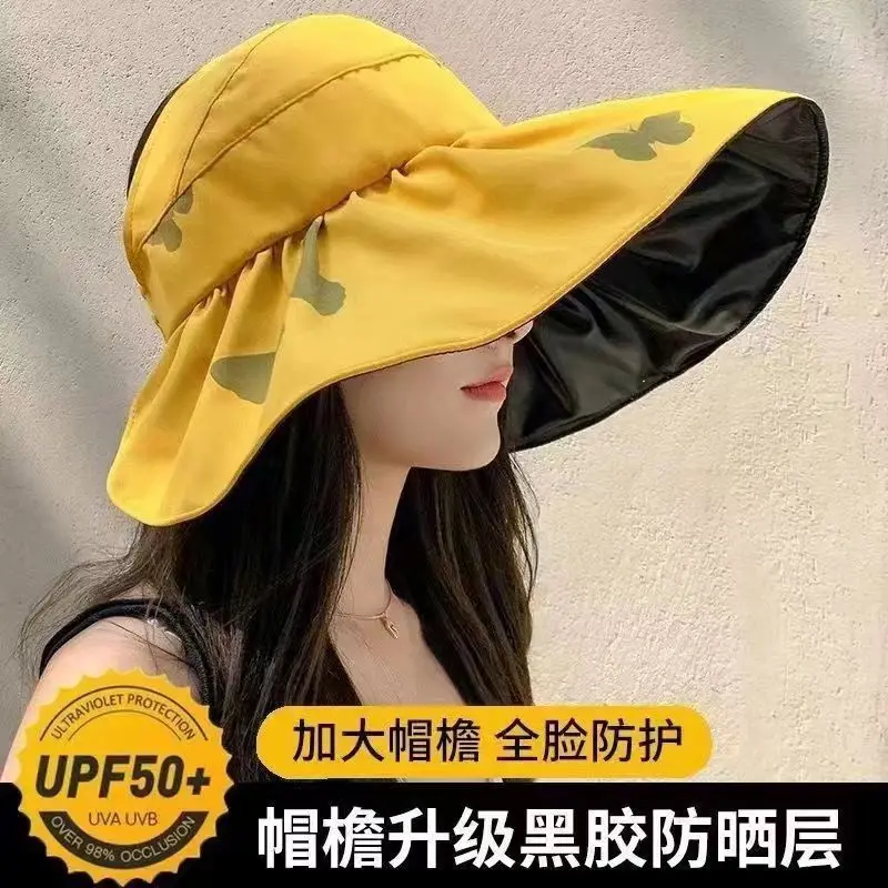 Large Sun Visor Hat for Women, Sun Protection, Large Overhang Visor, Summer Fashion, New,