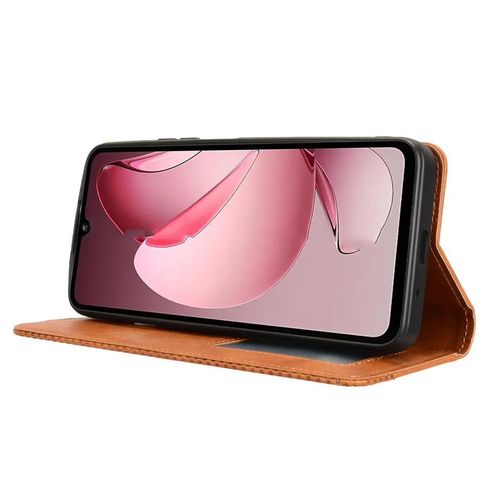 Custodia Portafoglio In Pelle Per Alcatel 1S 2021 - Con Supporto
