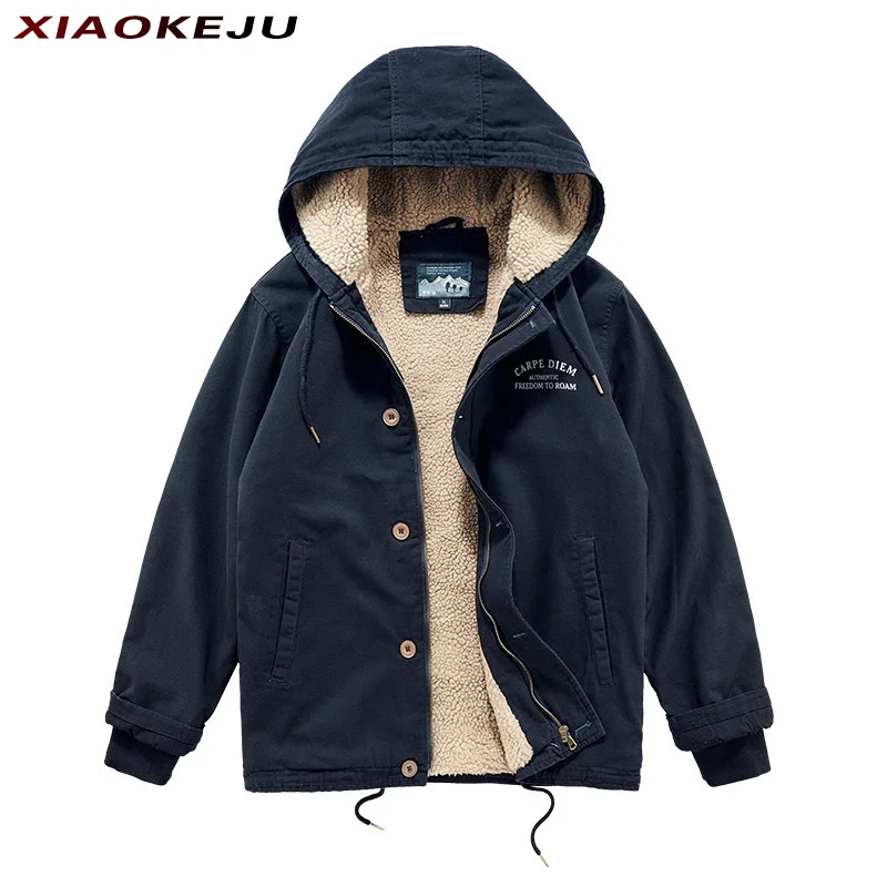 Coat Men's Jackets Long Parkas Winter Coat Male Winter Button Spring Jacket Casual Military Mountaineering Cold