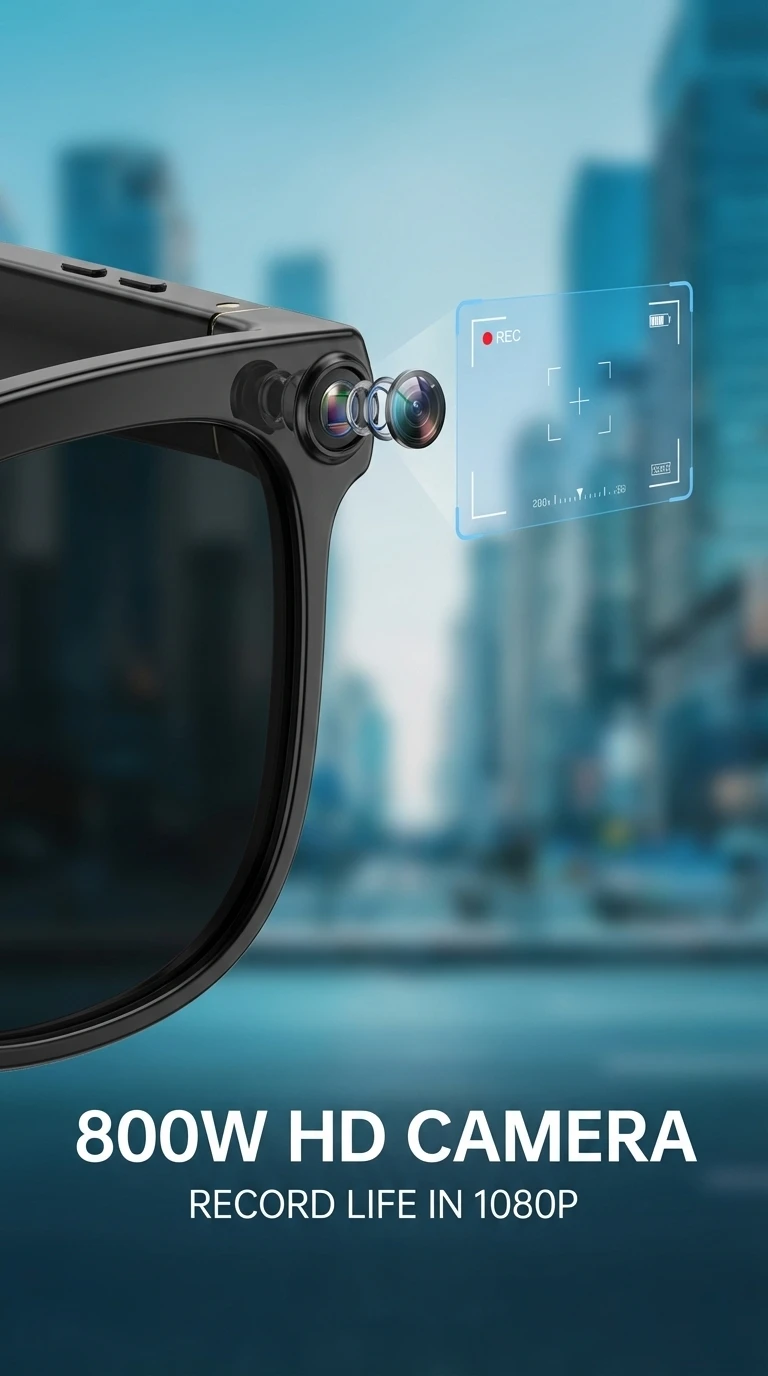 Smart Brille Mit Ki Sprachübersetzung Und Videoaufnahmefunktion_voghion.com