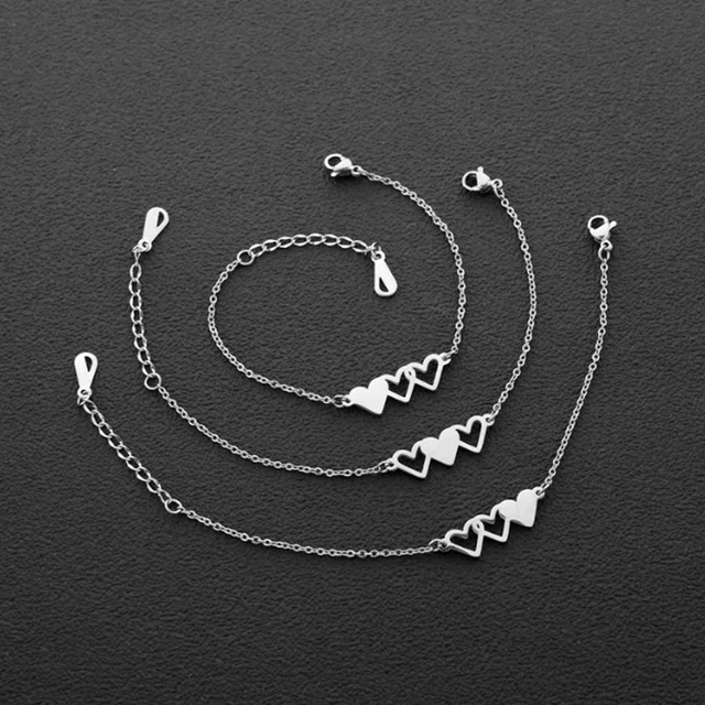 Amazon.com: Jewelry Affairs Sterling Silver Love Theme Adjustable Bolo  Friendship Bracelet, 9.25