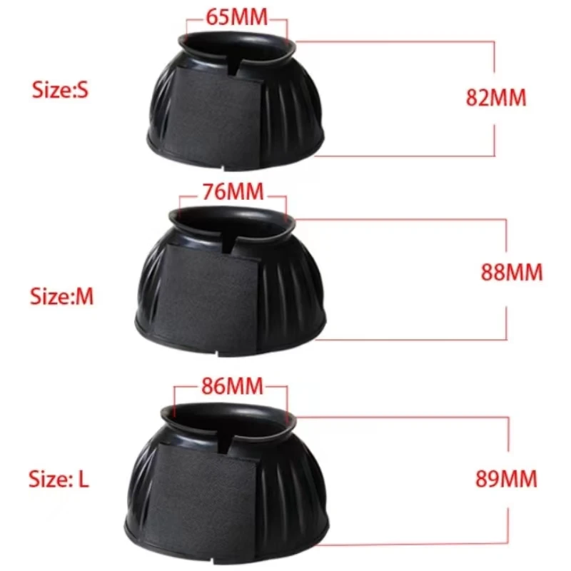 Rubber Horseshoe Shoes，Temporary Use, Use of Injured Horse HoovesProtective horseshoe bowl 3