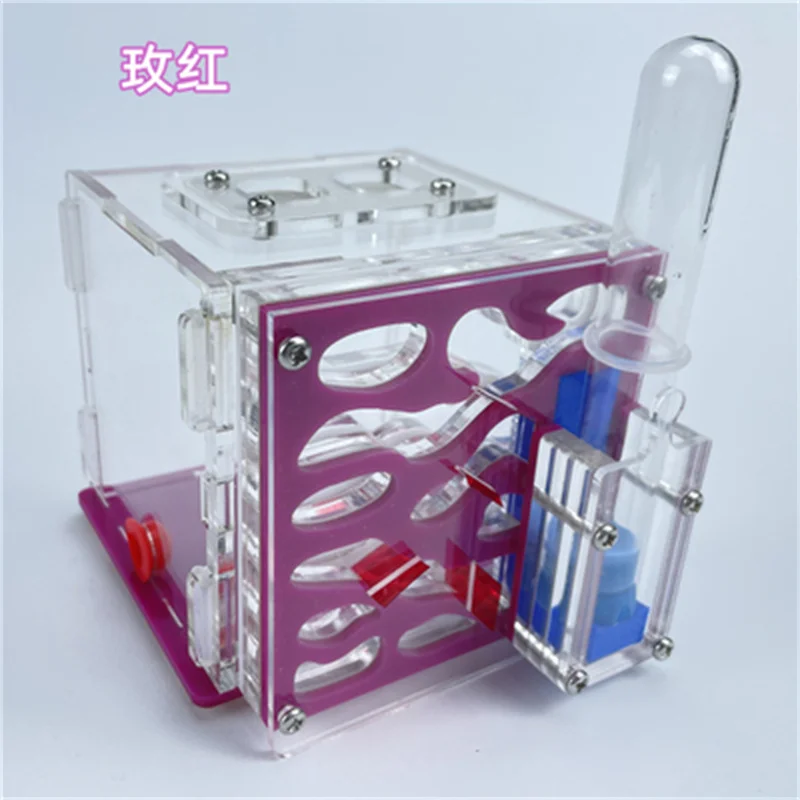 

Acrylic Ant Nest Cubic Nest T1 With A Top Cover And Water Tower, Available In A Variety Of Colors