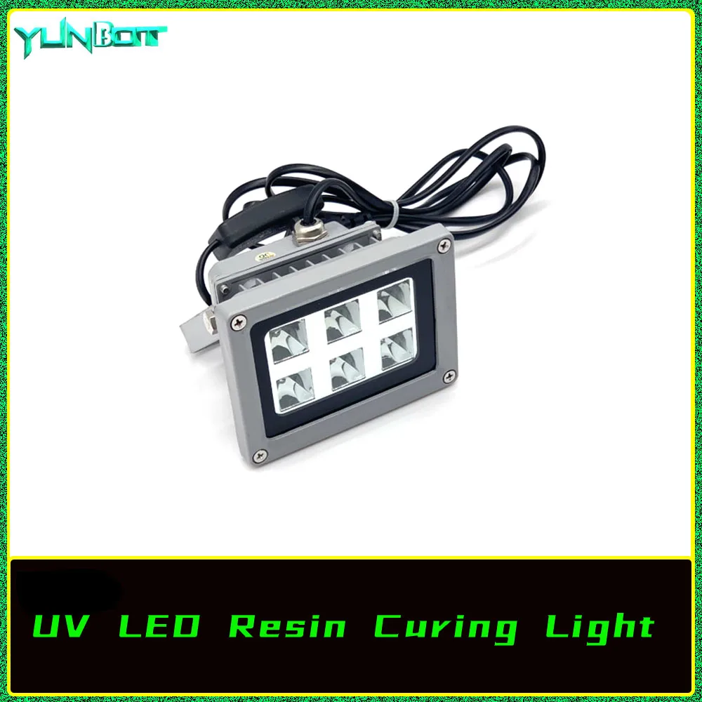 High Quality 110-260V 405nm UV LED Resin Curing Light Lamp for SLA DLP 3D  Printer Photosensitive Accessories Hot sale