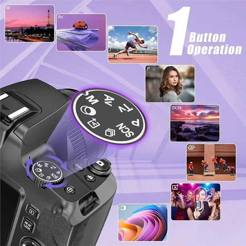 4K professional camera 64MP auto focus 10X Optical Zoom digital camera INS networklive broadcast professional photography