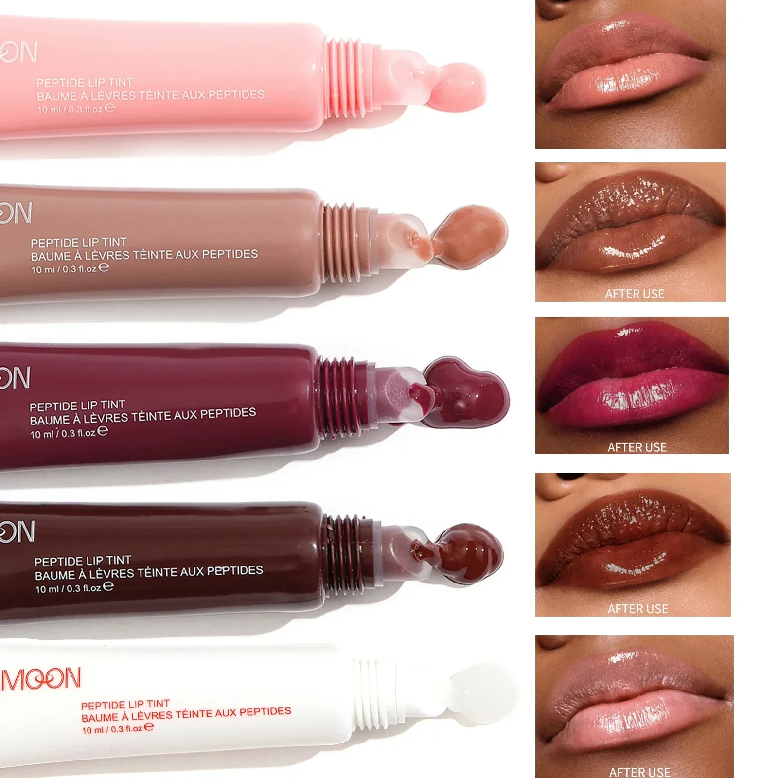 1pcs soft tube mirror lip gloss lip oil nude brown plumping gloss moisturising transparent lipgloss lip gloss lip makeup lip glaze lip tint lip oil lip stain lip lacquer lip plumper