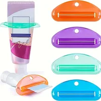 4pcs Tube Squeezer, Toothpaste Squeezer Easily Squeeze Out Every Last Drop of Toothpaste, Facial Cleanser, Paint and More 1