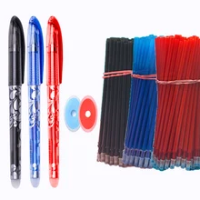 

55 Pcs/set Kawaii Erasable pens Gel Pen cute gel pens school Writing Stationery for Notebook scholl supplies pen cute pens