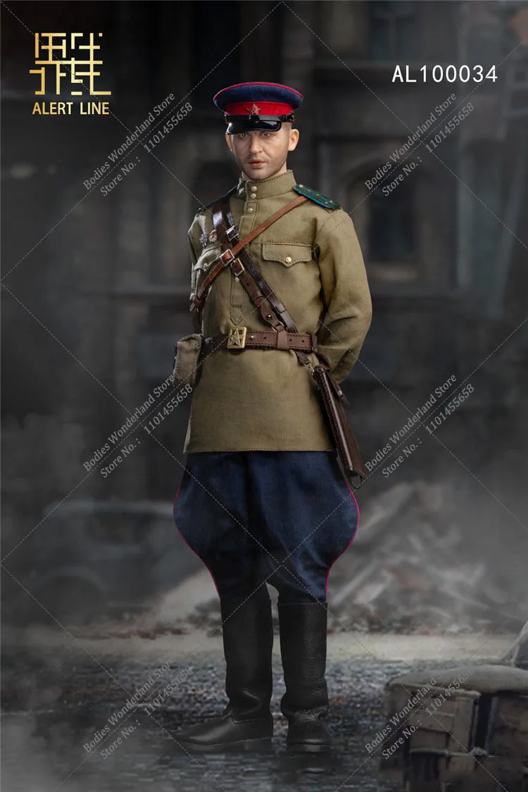 Wwii soviet nkvd将校のセット、ファン向けの武器モデルを備えた