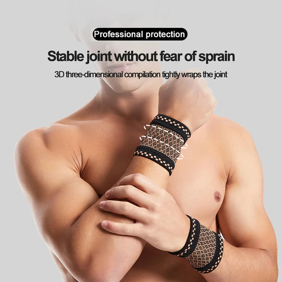 Copper Fiber Wrist Support 3