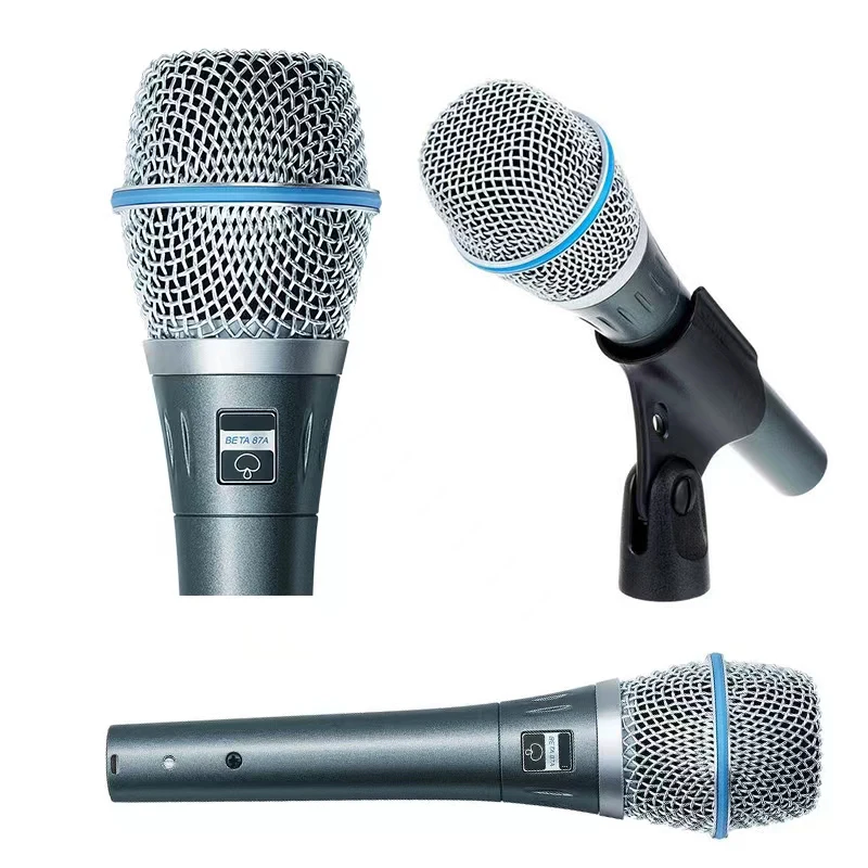 BETA87 Capacitor Professional Supercardioid Microphone Famous for Vocal Performance Karaoke Recording Stage Handheld Microphone