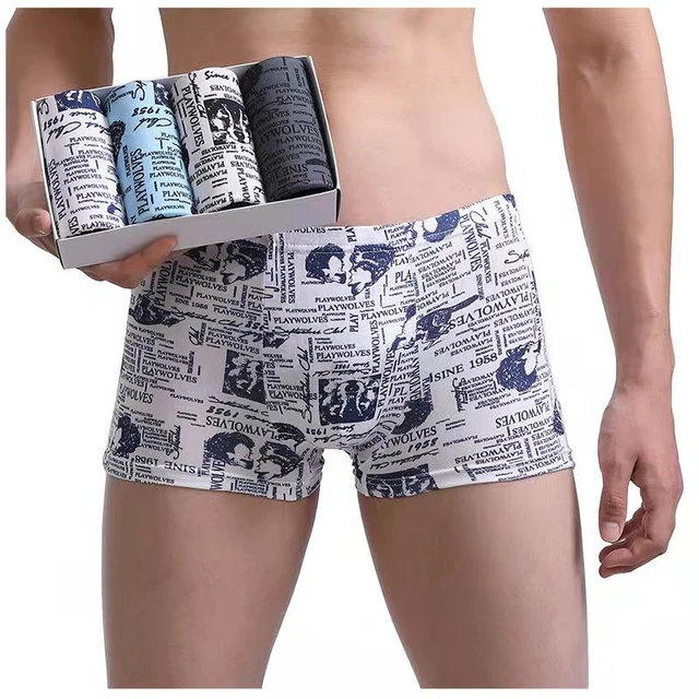 Airism Boxer Briefsmen's Boxer Shorts 4-pack - Sexy Printed