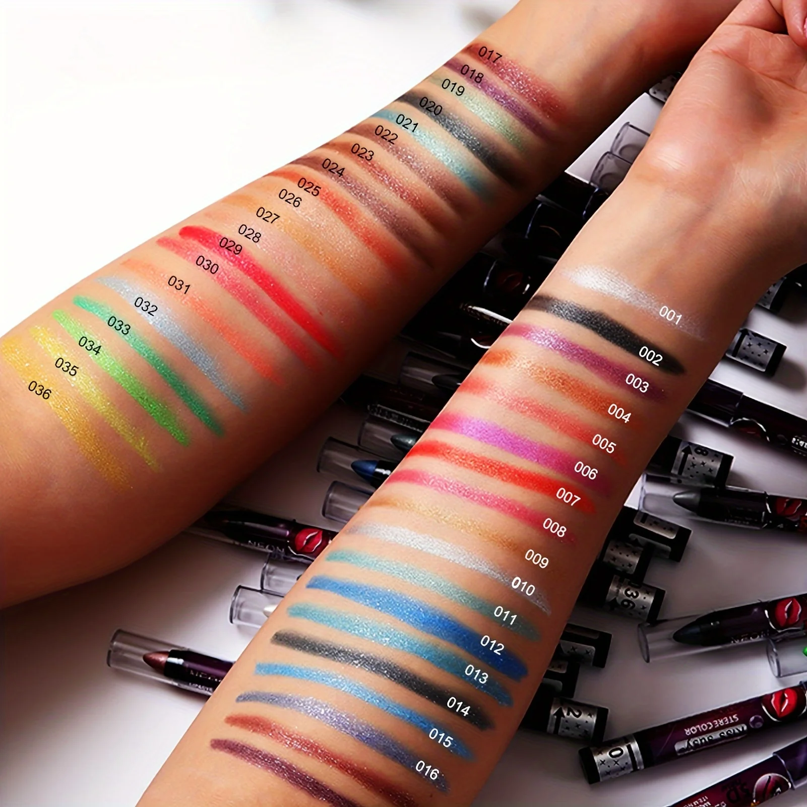 Pearly Eyeshadow Pen Eyelid Under Crease Pen Shimmer Glitter High Pigment Brightening Monochrome Eyeshadow Makeup Stick 3 Pearly Eyeshadow Pen Eyelid Under Crease Pen Shimmer Glitter High Pigment Brightening Monochrome Eyeshadow Makeup Stick 3