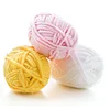 3pcsX50g Soft Chenille Yarn Thick Velvet Yarn DIY Knitting Yarn Handmade Line Scarf Hat 3