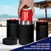 12oz Stainless Steel Beer Cold Storage Tank with Opener Double Wall Vacuum Insulated Thermos Bottle for Drink Can Mug Cool Cold 2