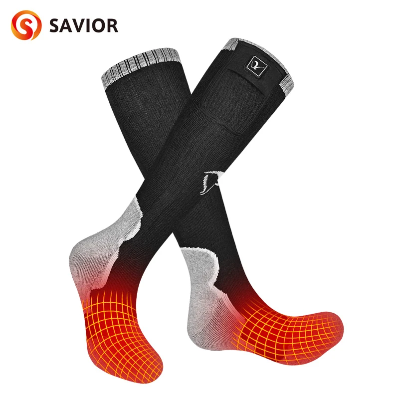 Electric Heated Socks Winter Thermal Socks Battery Heated 3 Levels  Temperature Control For Men And Women - Sports Socks - AliExpress