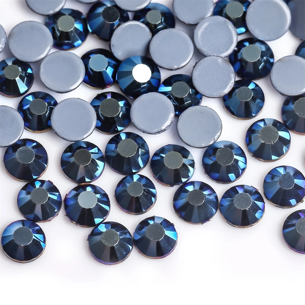 New Purple Velvet Crystal AB Better DMC Hot Fix Rhinestones,Glass Strass Hotfix Iron On Rhinestones Sewing & Fabric Decorations