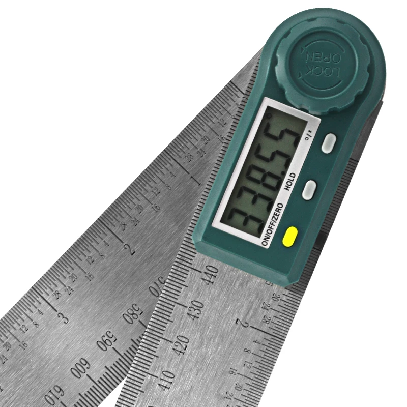 200/300mm 디지털 각도기 경사계 각도 측정기 전자 각도 게이지 스테인레스 스틸 각도자 ?