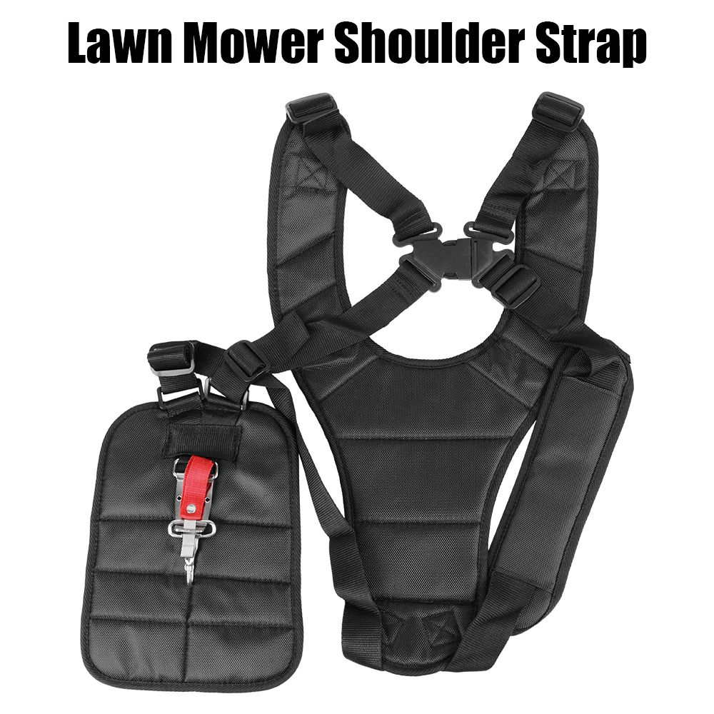 Lawn Mower Trimmer Brush Cutter Trimmer Power Pruner Lawn Mower Adjusted Band Harness Strap Belt Double Trimmer Shoulder For Brush Cutter & Trimmer Garden Grass String