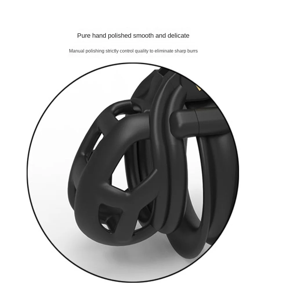 Male Chastity Cage Sleeve With 4 Size Resin Penis Rings Discreet Sissy Femboy Cock Cage Devices Men Adult Goods penis chastity cage chastity lock sex toy chastity cage accessory penis cock ring