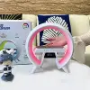 X63 Wireless Charger Colorful Atmosphere Light High-Quality Sound Long Battery Life Bluetooth Speaker Alarm Clock Time Display 6