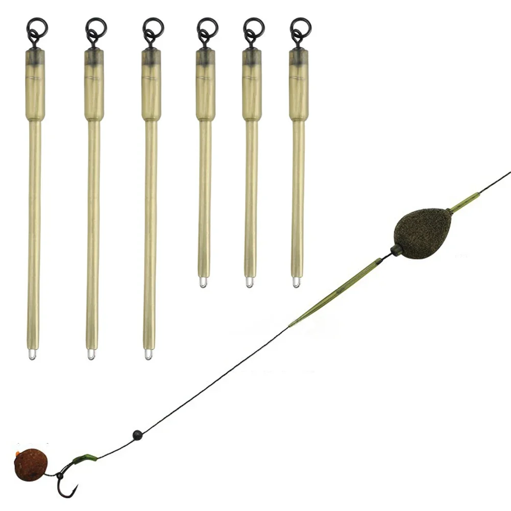 Fishing Gear Accessories Anti-Sink Rig Kit 10PCS European Carp Fishing Inline Lead Sleeve And Swivel Method Feeder