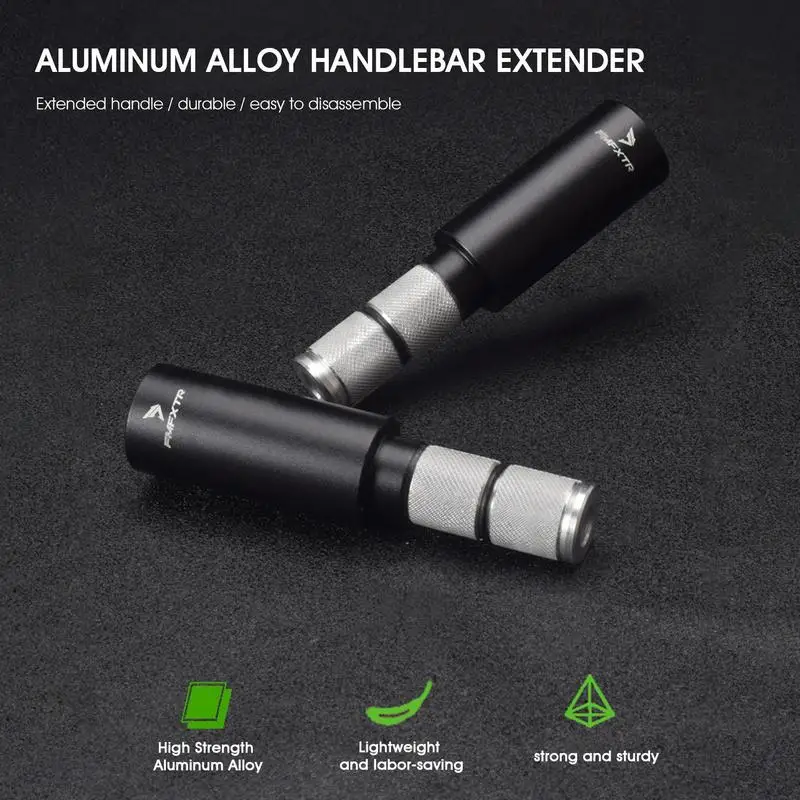 1pair Bicycle Handlebar Extension Aluminum Alloy Rod bike Handlebar 10cm Extender for 15-20mm Diameter cycling Hand bar Adapter