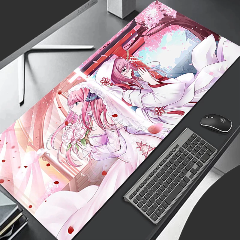 

The Quintessential Quintuplets Amine Girl Mouse Pad Rubber Keyboard Gaming Mat Mause Office Accessories Gamer Anime Desktop Mats
