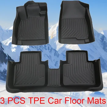 3 PCS TPE Car Floor Mats Suitable for Hyundai Sonata 2010-2015 2016-2019 2020-2023 2024-2025 Car Accessories 1