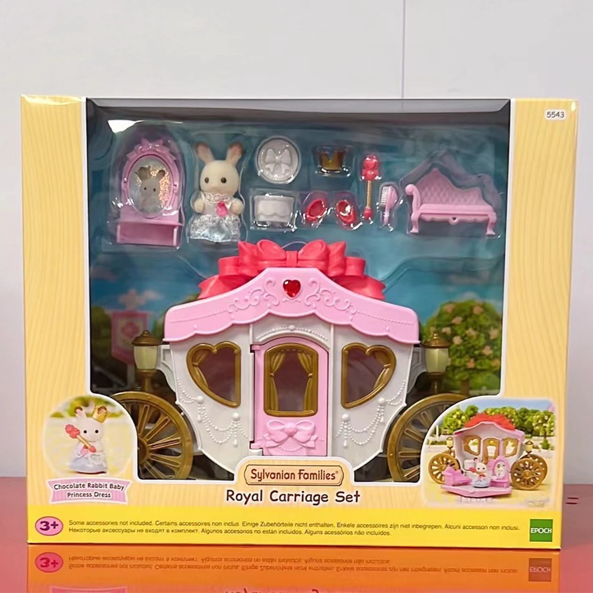 Original Sylvanian Families Dreamland Series Royal Carriage Set Princess Pony Ternurines Kawaii Birthday Gift For Girl 2