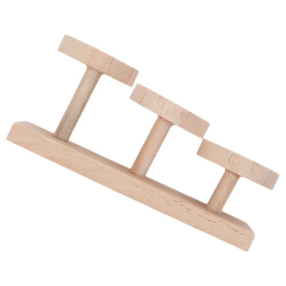 

Wooden Parrot Ladder Hamster Ladder Toy Bird Training Perch Bird Climbing Ladder