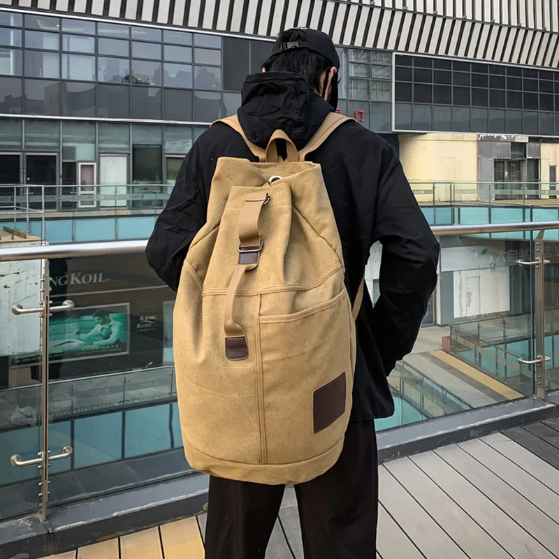 Large Capacity Travel Backpack For Men And Women Autumn Outdoor Mountaineering Water Tank Backpack Leisure Design Canvas Bookbag
