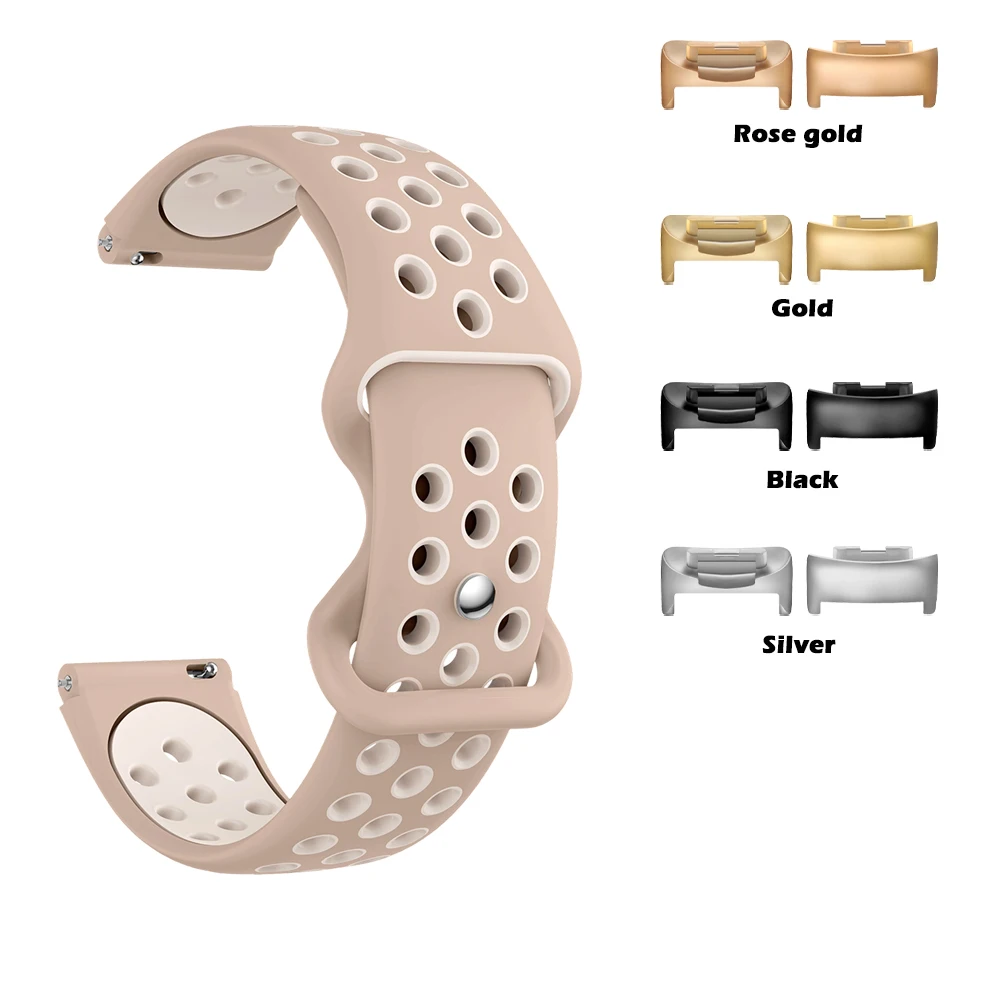Breathable Quick-Dry Silicone Sport Wristband with Round Hole Strap Design