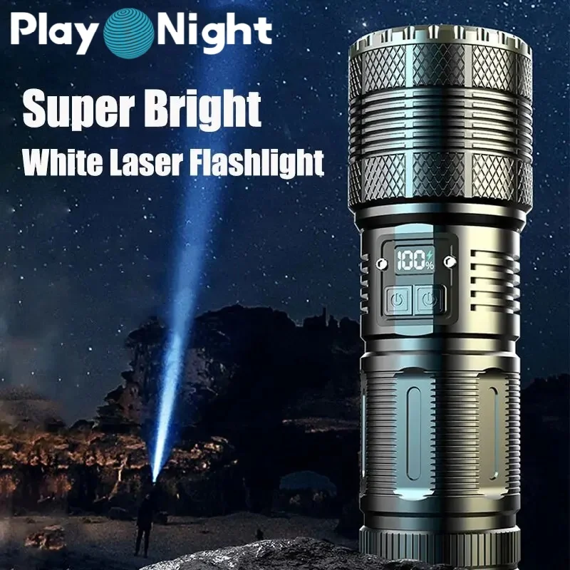 

High Power LED Flashlight 2000W Flash Light 990000000LM USB Rechargeable Super Bright XHP360 Flashlights Zoom Tactical Lantern