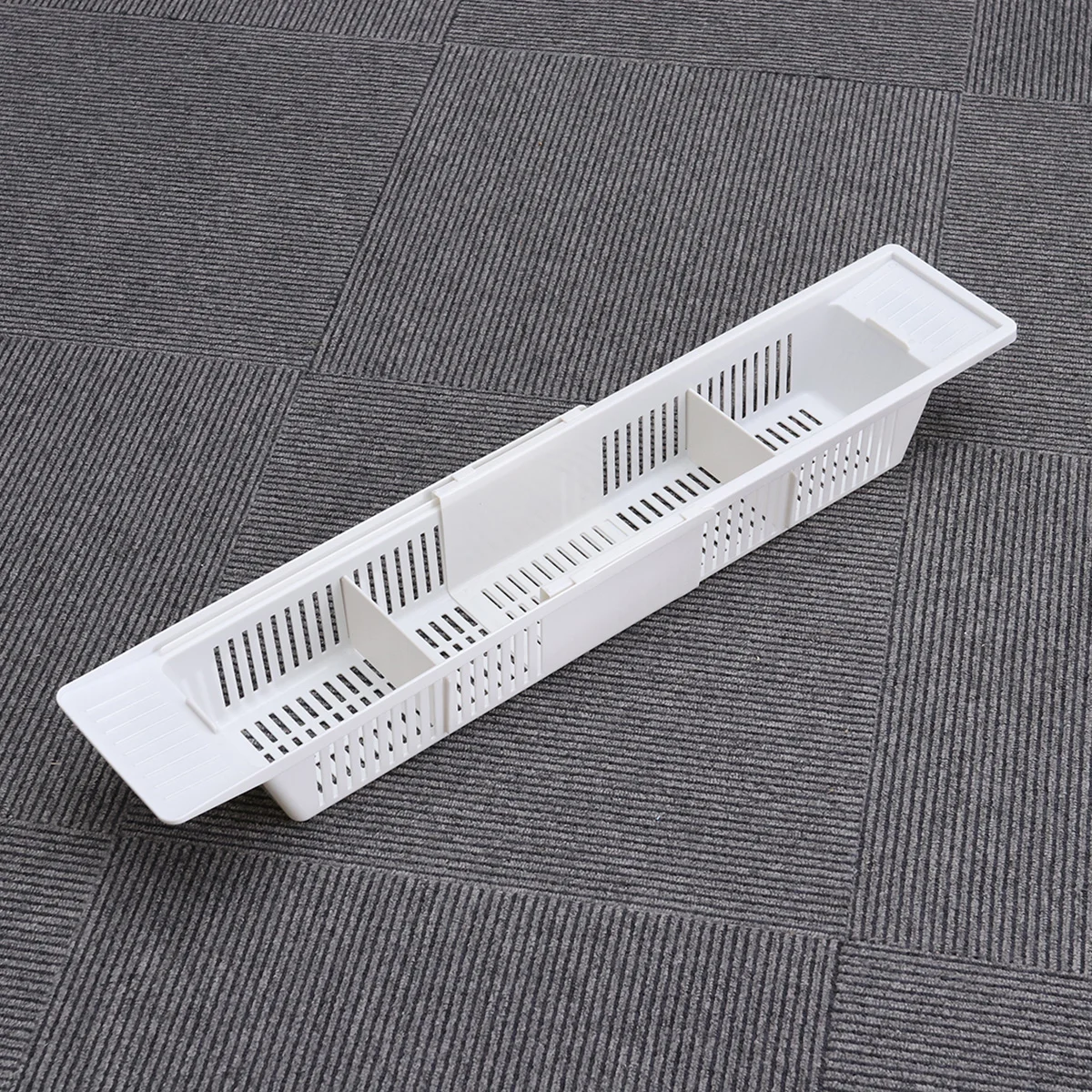 Retractable Bath Tray Bathtub Shelf Storage Rack Toys Organizer Rust-free